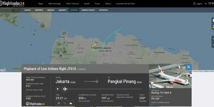 Terungkap, Penyebab Kecelakaan Lion Air Boeing 737 Max JT 610 di Laut Jawa