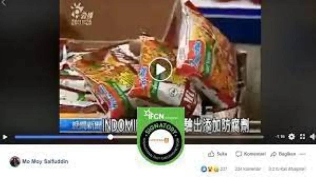 Razia Indomie di Taiwan, Ini Penjelasannya