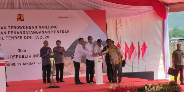 Presiden Resmikan Operasional Terowongan Nanjung