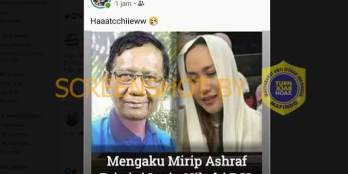 Benarkah Mahfud MD Mengaku Mirip Ashraf Ingin Nikahi BCL, Ini Faktanya