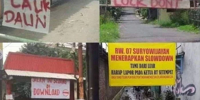 5 Tulisan Nyleneh Imbas Pandemi Corona Ini Bikin Ngakak dan Berkerut