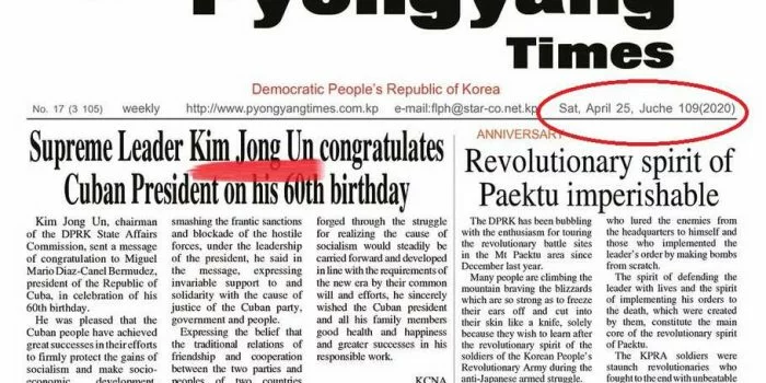 Santer Rumor Kim Jong-un Meninggal Dunia, Koran Pemerintah Korea Utara Santai