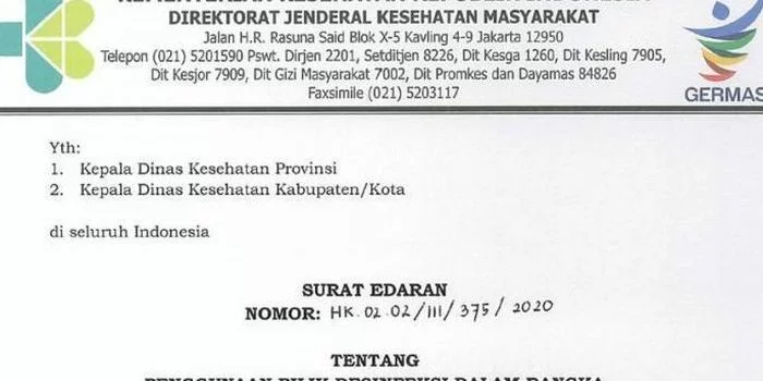 Kemenkes Tegaskan Tak Anjurkan Penggunaan Bilik Disinfektan