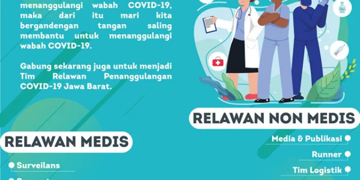 Yuk, Gabung Jadi Relawan dan Berdonasi Demi Tanggulangi COVID-19 di Jabar!