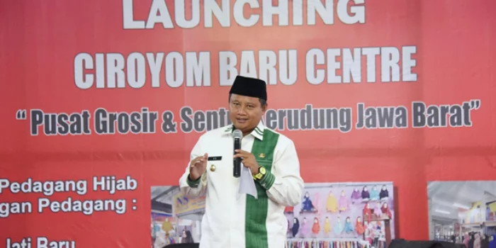 Jadi Pusat Grosir dan Sentra Kerudung Jabar, Uu Ruzhanul Harap CBC Bangkitkan Ekonomi Pasar