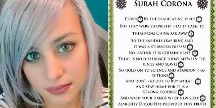 Sebar Ayat Palsu Al Quran Tentang Corona, Amna al-Sharqi Ditangkap di Tunisia