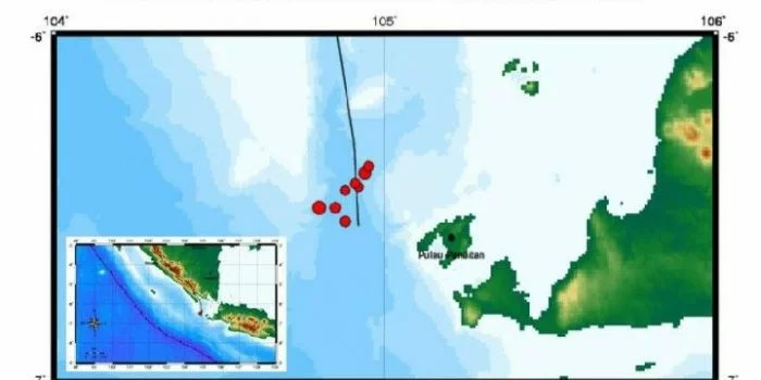 BMKG Monitor Rentetan Gempa di Selat Sunda