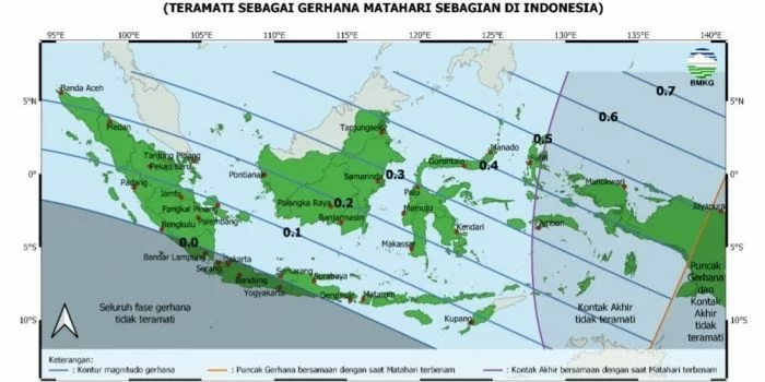 Berikut Daftar Wilayah yang Bisa Nikmati Gerhana Matahari Cincin 21 Juni