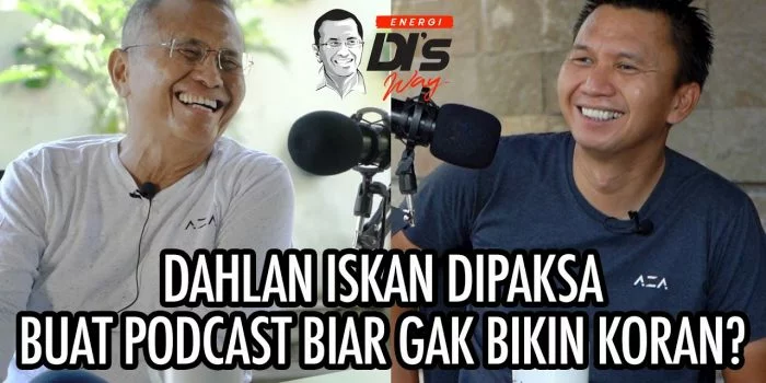 Dahlan Iskan Dipaksa Buat Podcast Biar Gak Bikin Koran?