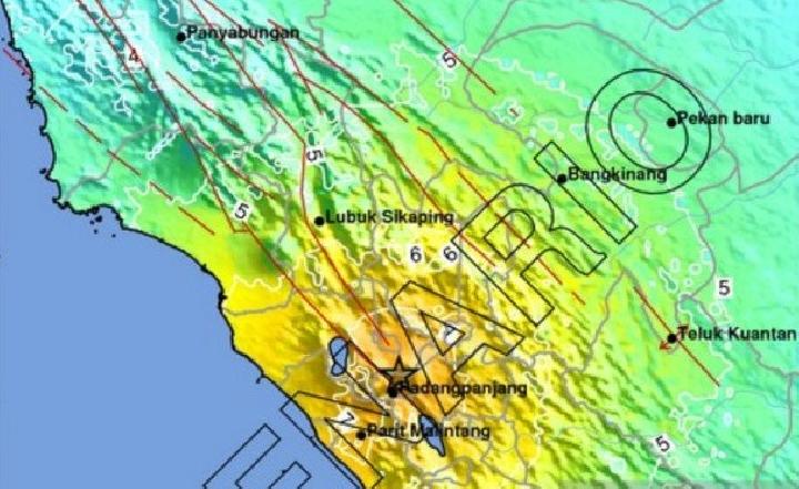 Segmen Sianok Sesar Aktif di Sumbar Miliki Potensi Picu Gempa Kuat