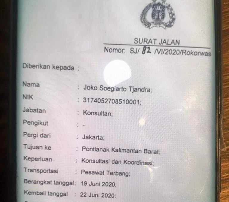 IPW: Ada Persekongkolan Jahat dari Sejumlah Oknum Pejabat Lindungi Joko Tjandra