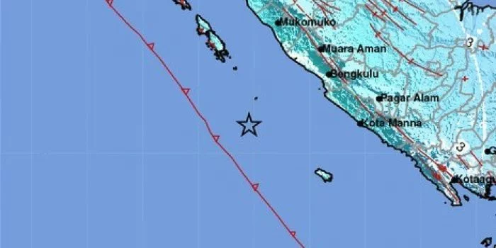 Gempa Kembar Guncang Bengkulu