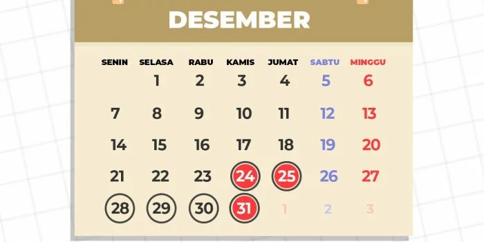 Pangkas 3 Hari, Inilah Jadwal Libur Akhir Tahun 2020