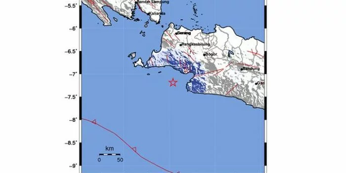 Gempa Magnitudo 4,3 yang Goyang Pandeglang Dinihari