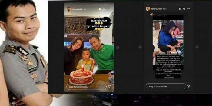 Istri AKP Novandi, 'Selamat Jalan Sayangku'