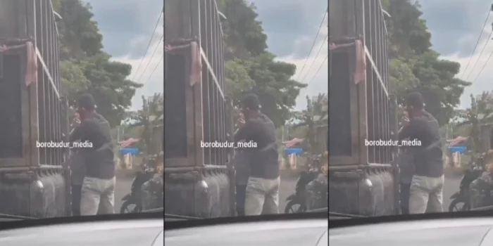 Sopir Mobil Pengangkut Sampah Dihajar Oknum Polisi