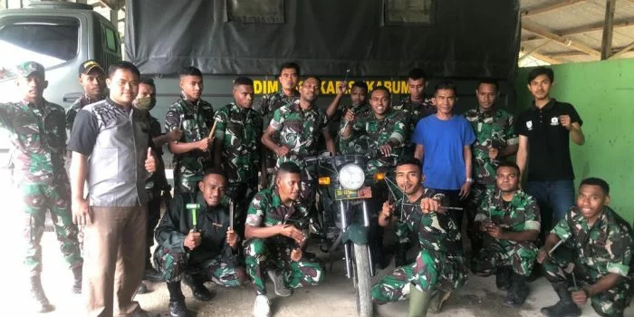 24 Babinsa Otsus Asal Papua, Terima Pelatihan Mekanik Otomotif