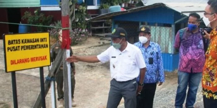 Pemasangan Plang Ibu Kota Negara Bikin Warga Khawatir