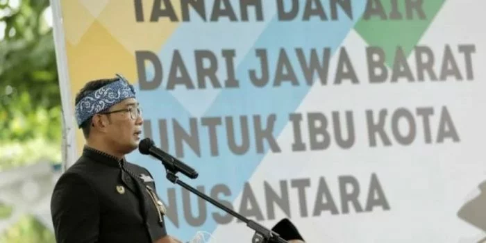 Ridwan Kamil Boyong Tanah Air dari 27 Kabupaten/Kota di Jawa Barat ke Ibu Kota Negara Nusantara