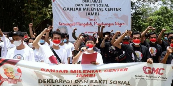 Dianggap Sosok yang Bijak, Mahasiswa dan Milenial Jambi Deklarasi Dukung Ganjar Pranowo Jadi Presiden 2024