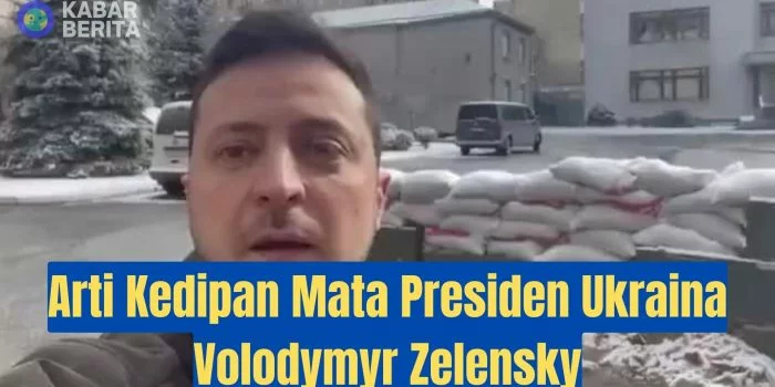 Video: Sambil Kedipkan Mata Presiden Ukraina Volodymyr Zelensky Laporkan Kondisi Terbaru Kyiv