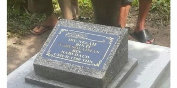 Heboh Nisan Makam Bertuliskan Keturunan Nabi Sulaiman dan Nabi Daud di Cisoka Tangerang