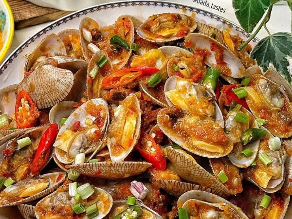 Kerang Batik Tauco Pedas, Bikin Nambah Nasi