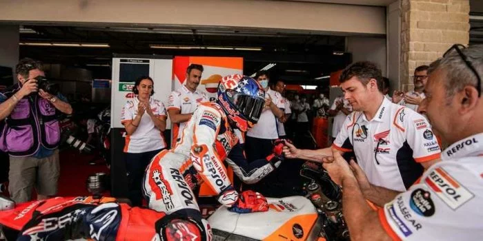 Marc Marquez Kecewa Hanya Finis ke-6, Honda Telusuri Gangguan Teknis Waktu Start