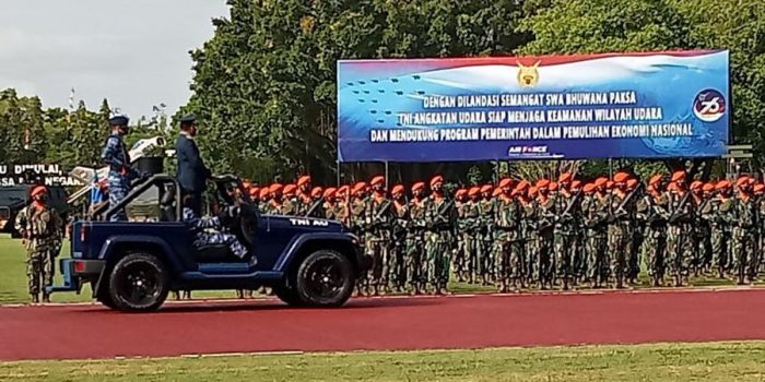 HUT Ke-76 TNI AU, KASAU: Refleksikan Tantangan Bencana Alam di Masa Pandemi