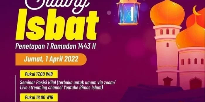 Secara Hybrid, Kemenag Gelar Sidang Isbat Penentuan 1 Ramadan 1443 H Hari Ini