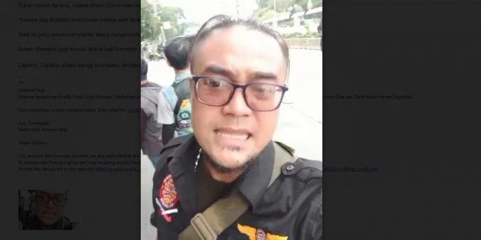 Teriak di Media Sosial: Ade Armando Mati Dikeroyok Massa, Kita Ditembakin Polisi, Provokator Arif Ferdini Ditangkap