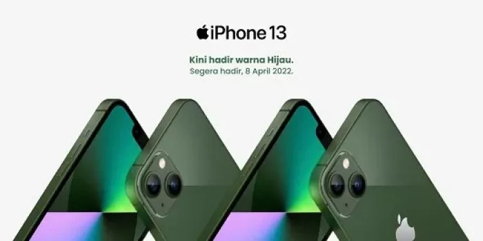 Harga iPhone 13 Warna Hijau Terbaru, Dijual Rp15 Juta di Indonesia