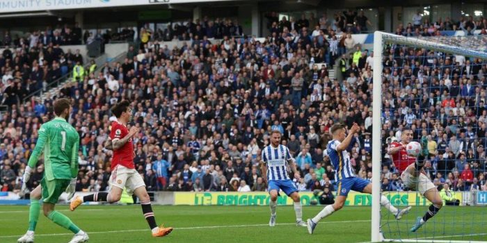 Mengejutkan, Brighton Bungkam Setan Merah 4-0