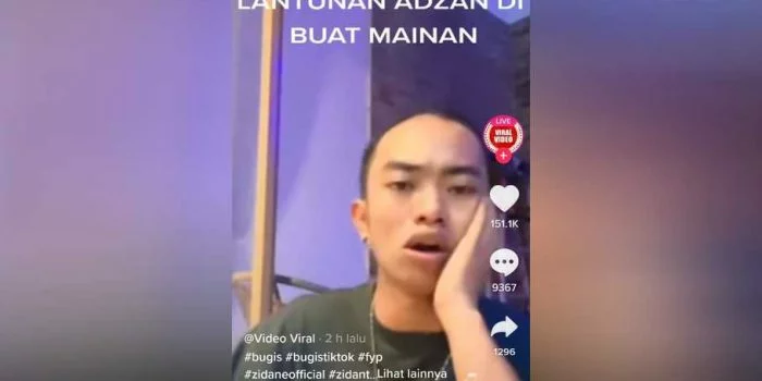 Zinidin Zidan Dianggap Lecehkan Lantunan Suara Adzan, Warganet: Kawal Sampai Baju Oren