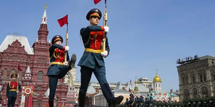 Parade Militer 77 Tahun Kemenangan Uni Sovyet Atas Nazi Jerman