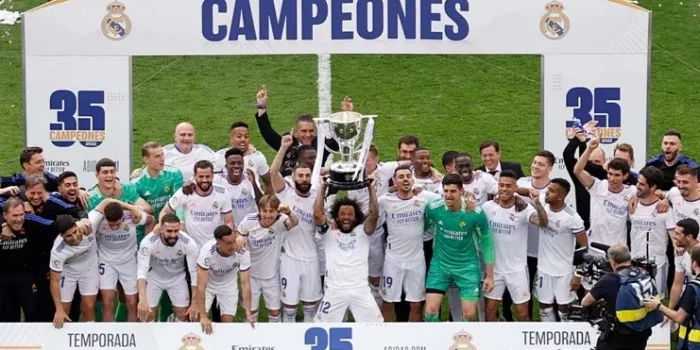 Real Madrid Juara Liga Spanyol 2021/2022