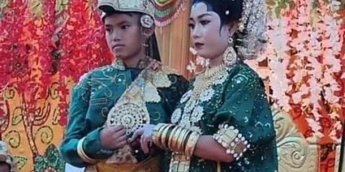 Dua Bocah 14 Tahun Gelar Pesta Pernikahan, Dijodohkan Keluarga