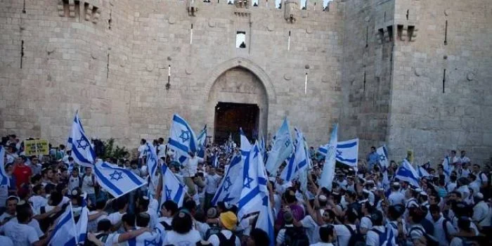 Provokasi, 70 Ribu Nasionalis Yahudi Pawai Bendera Zionis di Yerusalem