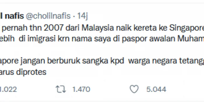 Gegara Paspor Awalan Muhammad, Ketua MUI Kiai Cholil Nafis Pernah Diinterogasi Imigrasi Singapura￼