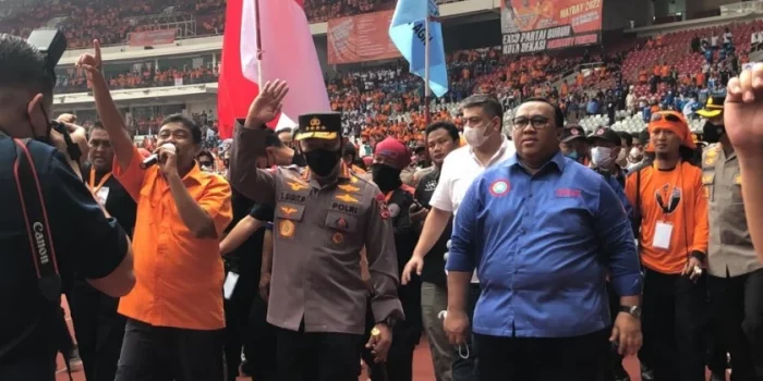 Ternyata Ini Tujuan Kapolri Hadiri Peringatan Buruh di May Day Fiesta