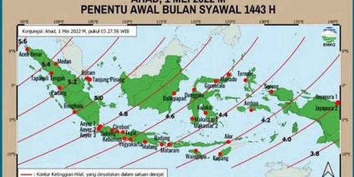 BMKG Sebut Hilal 1 Mei 2022 Rekor Dunia