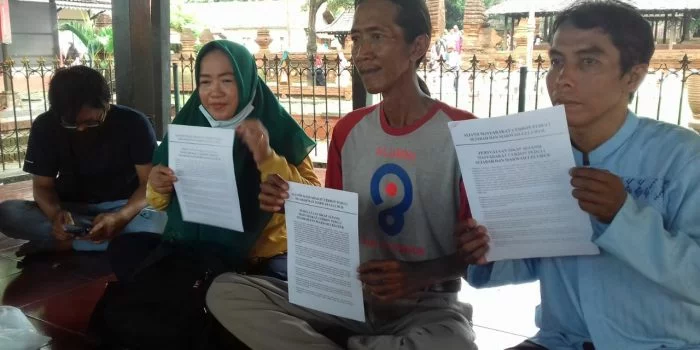 Aliansi Masyarakat Cirebon Peduli Sejarah dan Marwah Leluhur Ingatkan Heru Rusyamsi Kembalikan 2 Kitab, Sketsa Pintu Utama Goa Sunyaragi dan Denah Masjid Agung Sang Cipta Rasa