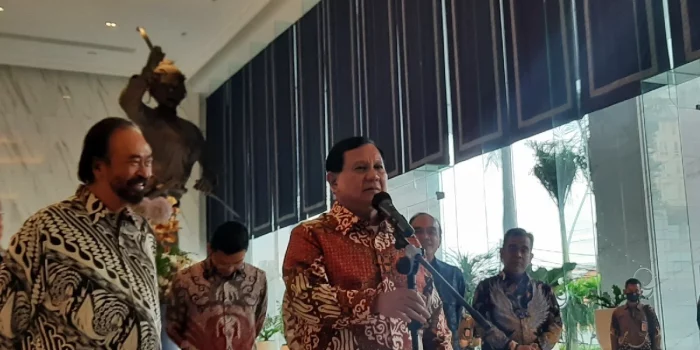 Ini Isi Pertemuan Dua Sahabat, Surya Paloh-Prabowo Subianto