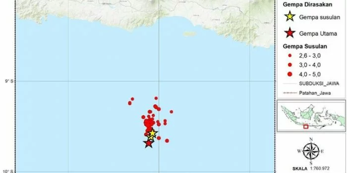 Gempa Berkekuatan 5,2 M Guncang Lumajang, BMKG Catat hingga Sabtu Siang Gempa Susulan Capai 49 Kali