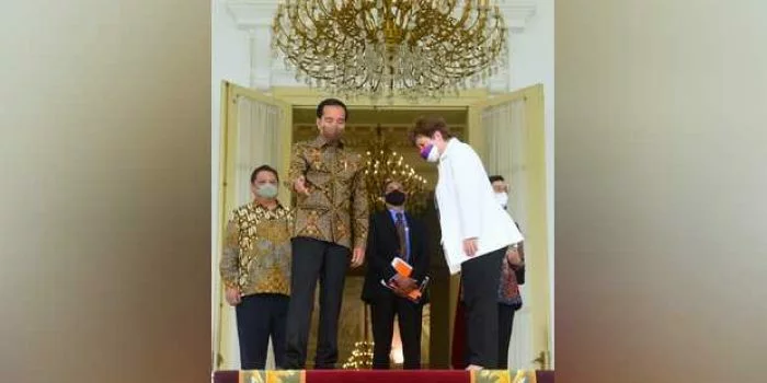 Presiden Jokowi Terima Delegasi IMF di Istana Kepresidenan Bogor, Apa yang Dibahas?