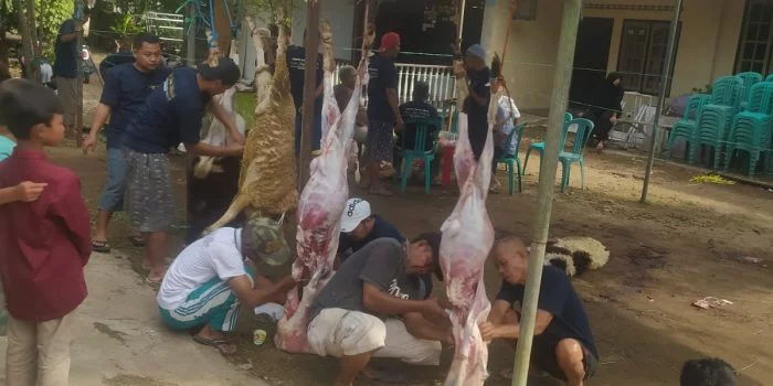 Warga Blok Wuni I Laksanakan Pemotongan Hewan Qurban