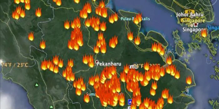 BMKG Catat 132 Titik Panas di Sumatera dan 33 di Riau, Ini Sebarannya