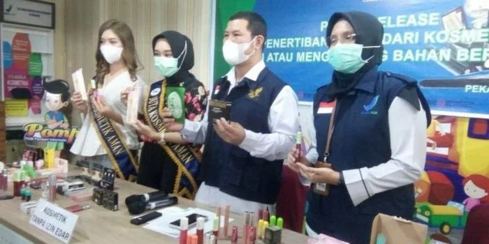 BPOM Pekanbaru Temukan 1.826 Produk Kosmetik Ilegal