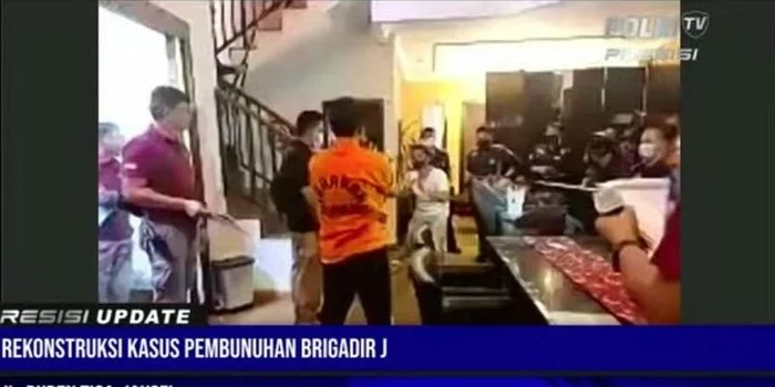 Rekonstruksi Detik-detik Penembakan Brigadir J hingga Meninggal Dunia