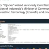 Menkominfo Johnny G Plate Jadi Korban Hacker Bjorka